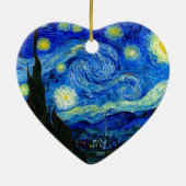 Sternenklare Nacht durch Van Gogh Keramikornament (Hinten)