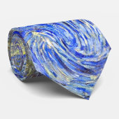 Sternenklare Nacht durch Vincent van Gogh 1889 Krawatte (Gerollt)