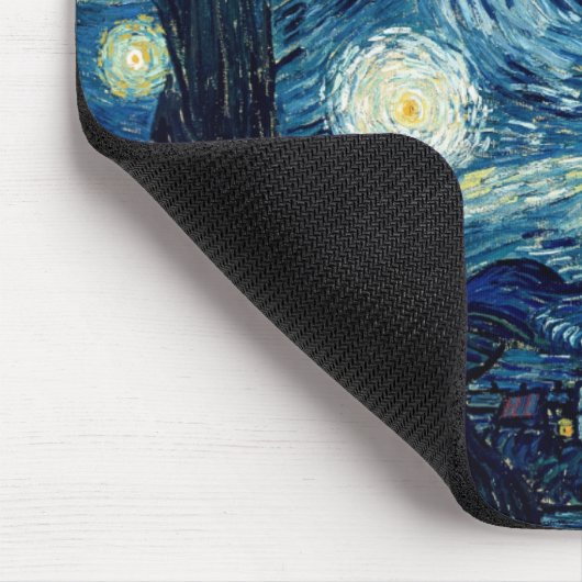 Sternenklare Nacht durch Vincent van Gogh Mousepad (Ecke)