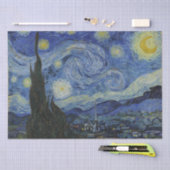 Sternenklare Nacht durch Vincent van Gogh Seidenpapier (Handwerk)