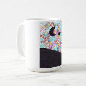 Sternenklare Nacht Kaffeetasse (Vorderseite Links)