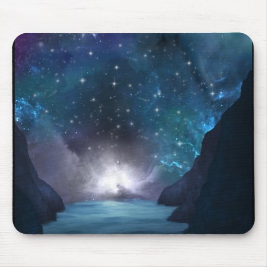 Sternenklare Nacht Mousepad (Vorne)