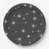 Sternenklare Nacht Pappteller (Vorderseite)