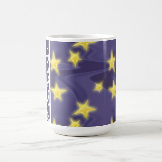 Sternenklare Nacht Paris; Eiffelturm Kaffeetasse (Mittel)