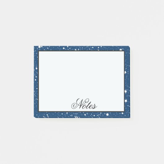 Sternenklare Nacht Post-it Klebezettel (Vorderseite)