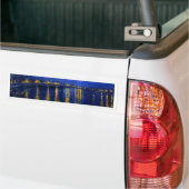 Sternenklare Nacht über der Rhône Autoaufkleber (Auf Lkw)