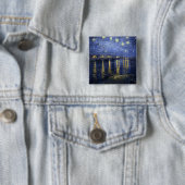 Sternenklare Nacht über der Rhône Button (Beispiel)
