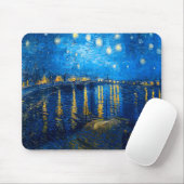 Sternenklare Nacht über der Rhône, Van Gogh Mousepad (Mit Mouse)