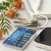 Sternenklare Nacht über der Rhône Vincent van Gogh Schlüsselanhänger (Vorderseite rechts)