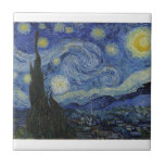 Sternenklare Nacht Van Gogh Fliese<br><div class="desc"></div>
