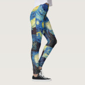 Sternenklare Nacht Van Gogh Leggings (Rechts)