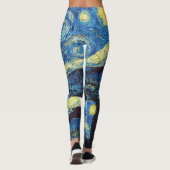 Sternenklare Nacht Van Gogh Leggings (Rückseite)
