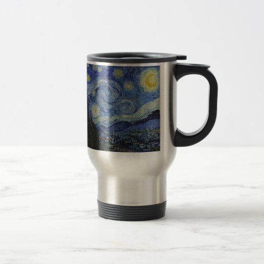 Sternenklare Nacht Van Gogh Reisebecher (Rechts)