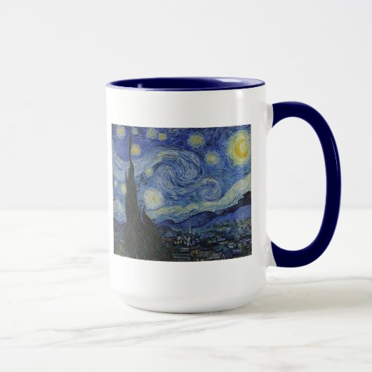 Sternenklare Nacht Van Gogh Tasse (Rechts)