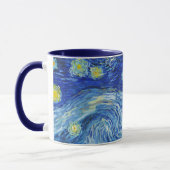 Sternenklare Nacht Vincent van Goghs Tasse (Links)