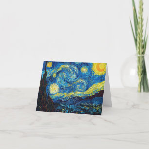 Sternenklare Nachtanmerkungs-Karte Van Gogh Karte
