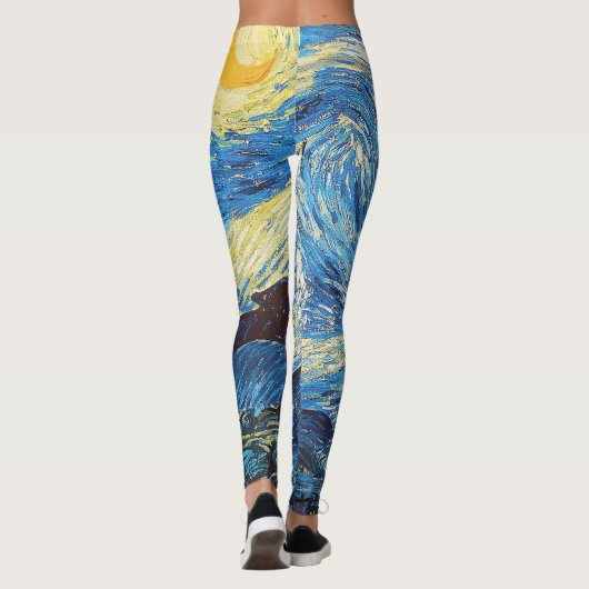 Sternenklare Nächte: Gehen Sie für ihn! Leggings (Rückseite)