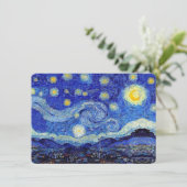 Sternenklare Nachteinladung Einladung (Stehend Vorderseite)