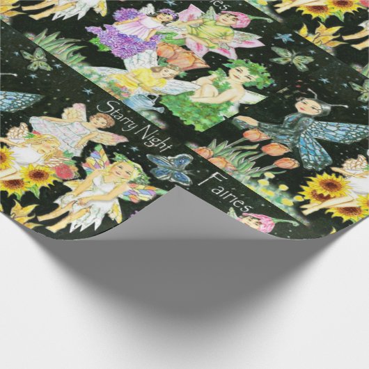 Sternenklare Nachtfeen JL Biel Geschenkpapier (Ecke)