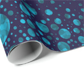 Sternenklare Nachtgrafik Geschenkpapier (Rolleneckpunkt)