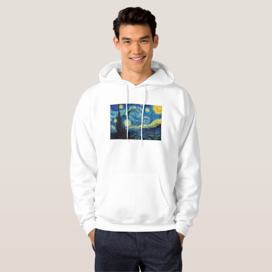 Sternenklare NachtHoodie Van Gogh Hoodie (Vorne ganz)