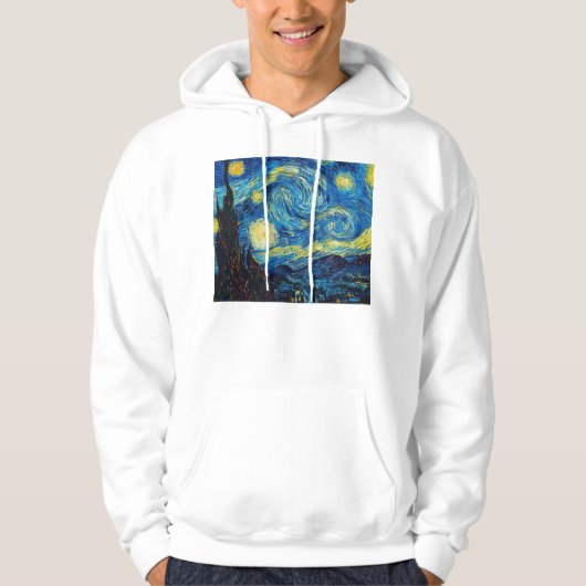 Sternenklare NachtHoodie Van Gogh Hoodie (Vorderseite)