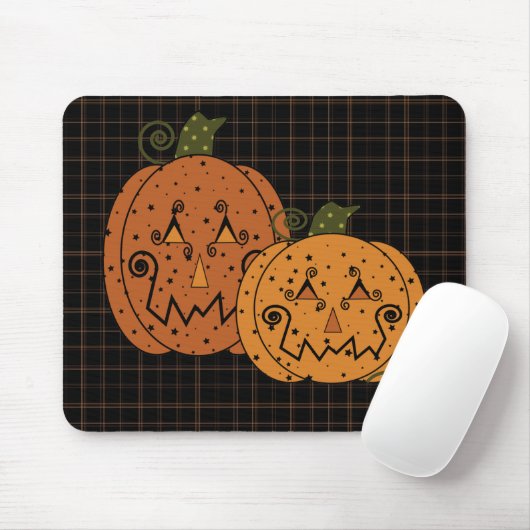 Sternenklare Nachtkürbise Mousepad (Mit Mouse)