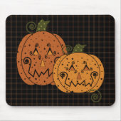 Sternenklare Nachtkürbise Mousepad (Vorne)