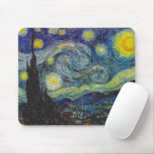 Sternenklare Nachtmausunterlage Van Gogh Mousepad (Mit Mouse)