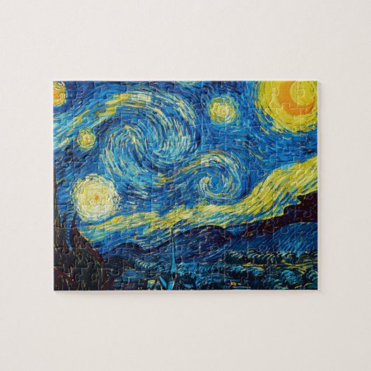 Sternenklare Nachtpuzzlespiel Van Gogh Puzzle (Horizontal)