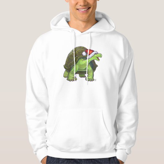 Sternenklare Nachtschildkröten-Weihnachten Hoodie (Vorderseite)
