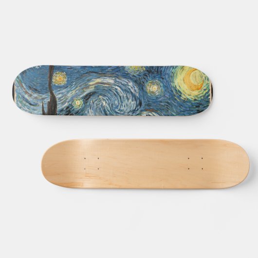 Sternenklare NachtSkateboard Van Gogh Pro Skateboard (Horizontal)