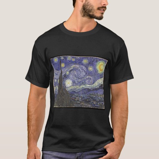 sternenklare Nachtvan gogh Van Gogh sternenklare T-Shirt (Vorderseite)