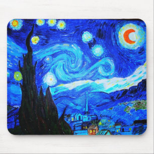 Sternenklare Nachtwiedergabe Mousepad