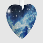 Sternenklare Nachtwolken Ornament (Vorderseite)