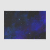 Sternenklarer blauer Mitternachtshimmel Seidenpapier (Vorderseite)