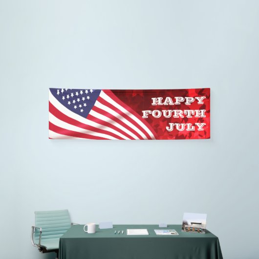 Sternenklarer Hintergrund glücklicher Banner (Messeveranstaltung)