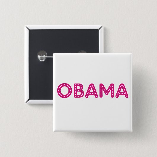 Sternenklarer Licht-Knopf Obama Button (Vorne & Hinten)