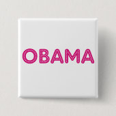 Sternenklarer Licht-Knopf Obama Button (Vorderseite)