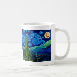 Sternenklarer Nachtbecher Kaffeetasse