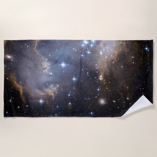 STERNENKLARER RAUM STRANDTUCH (Vorderseite)