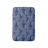 Sternenklarer Walhai (dunkel) Badematte (Vorderseite Vertikal)