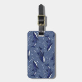 Sternenklarer Walhai (dunkel) Gepäckanhänger (Vorderseite vertikal)