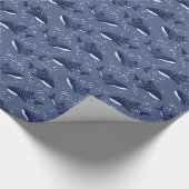 Sternenklarer Walhai (dunkel) Geschenkpapier (Ecke)