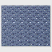 Sternenklarer Walhai (dunkel) Geschenkpapier (Flach)