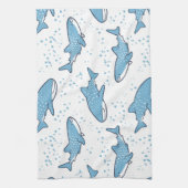 Sternenklarer Walhai (Licht) Handtuch (Vertikal)