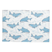 Sternenklarer Walhai (Licht) Kissenbezug (Rückseite)