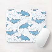 Sternenklarer Walhai (Licht) Mousepad (Mit Mouse)