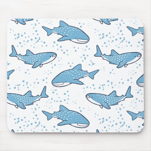Sternenklarer Walhai (Licht) Mousepad (Vorne)