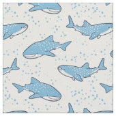 Sternenklarer Walhai (Licht) Stoff (Nahaufnahme)